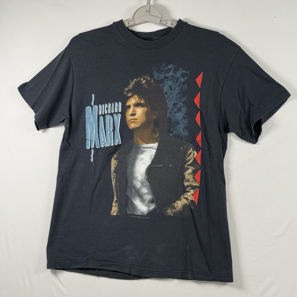 Vintage Richard Marx Repeat Offender Shirt Large Black 1989 World Tour 90s Mens